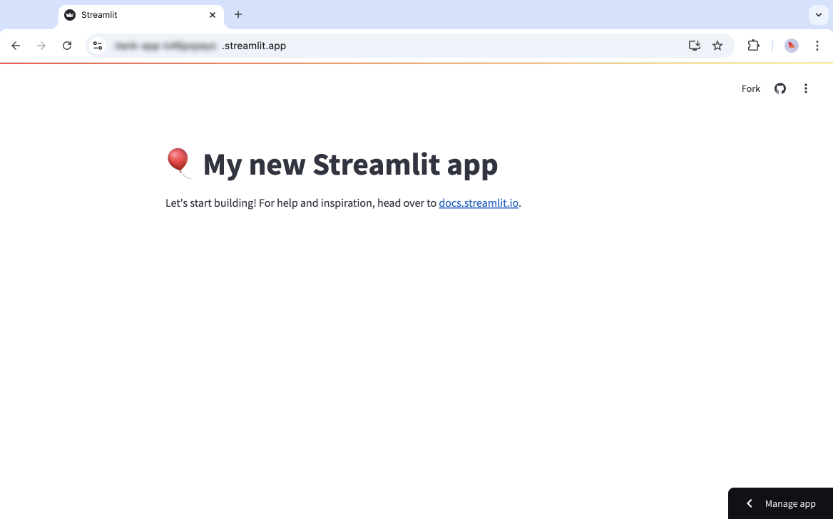 See your deployed Streamlit app